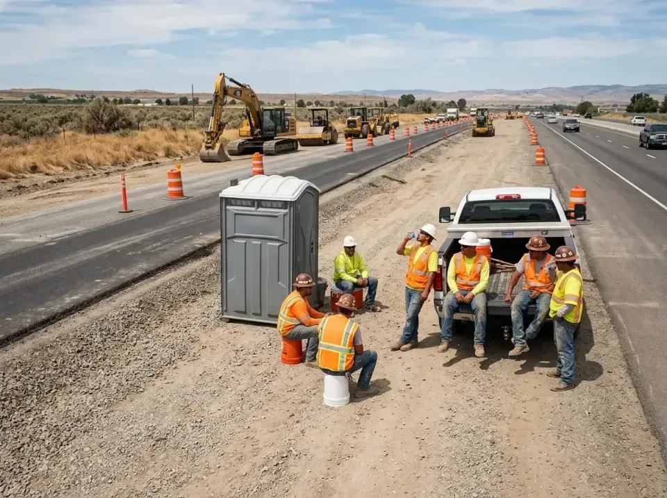 highway-road-construction-crew-007 — frequently asked questions, Porta Potty and Restroom Rentals in Medical Lake, WA